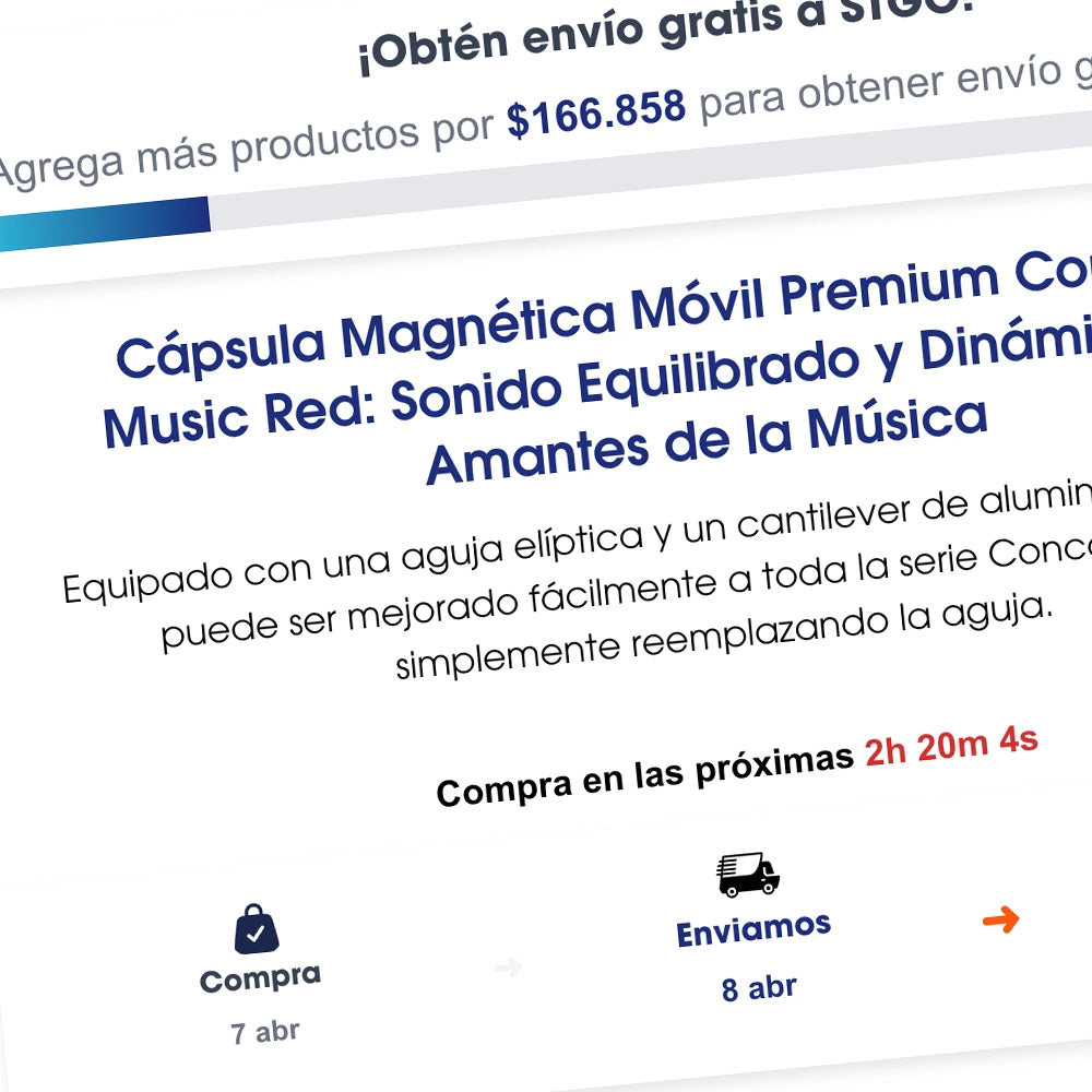 barra de envio gratis juanbarrera.cl