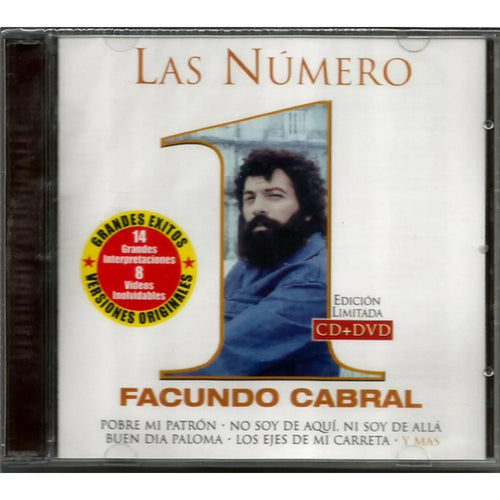 Facundo Cabral - Las Número 1 (CD + DVD nuevo)