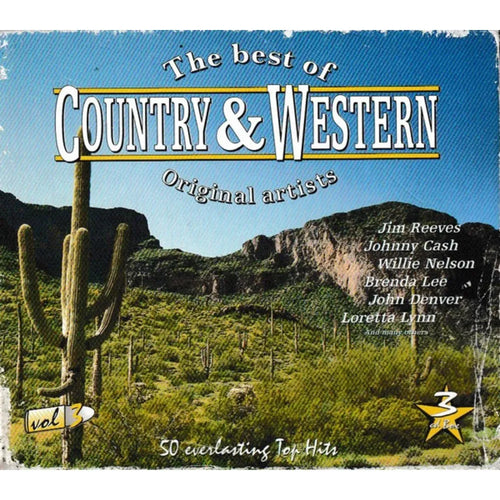 Varios Interpretes - The Best Of Country & Western Vol. 3 (CD Triple (3CD) nuevo)