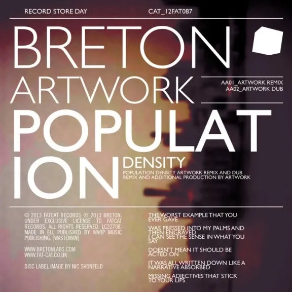 Breton - Population Density (Vinilo LP nuevo)