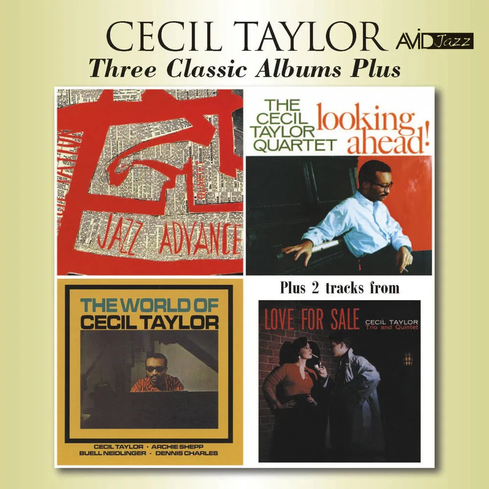 Cecil Taylor - Three Classic Albums Plus (CD Doble 2CD nuevo)