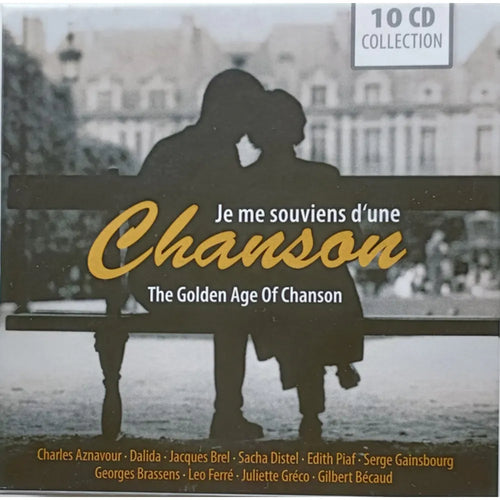 Charles Aznavour, Dalida, Jacques Brel, Sacha Distel, Edith Piaf, Serge Gainsbourg, Georges Brassens, Léo Ferré, Juliette Gréco, Gilbert Bécaud - Je Me Souviens D'une Chanson. The Golden Age Of Chanson (CD nuevo)