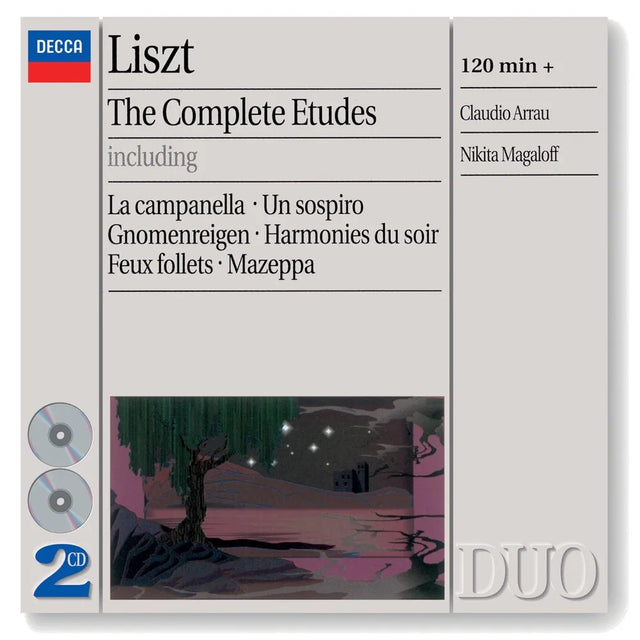 Franz Liszt - Claudio Arrau, Nikita Magaloff - The Complete Etudes (CD Doble (2CD) nuevo)