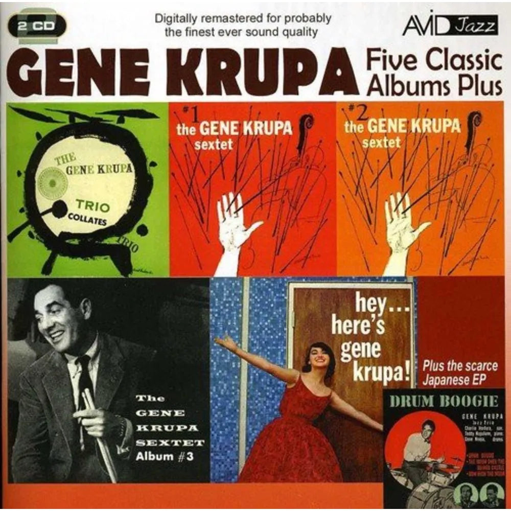 Gene Krupa - Five Classic Albums (CD Doble (2CD) nuevo)