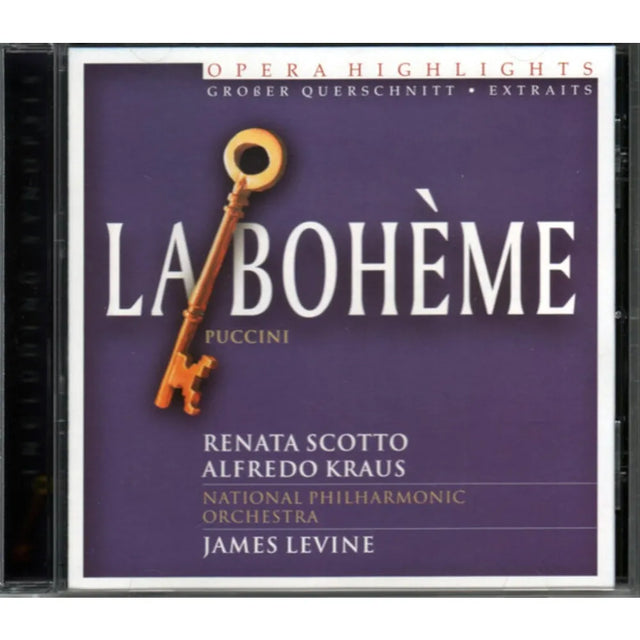 Giacomo Puccini - Renata Scotto, Alfredo Kraus, National Philharmonic Orchestra, James Levine - La Bohème Opera Highlights (CD nuevo)