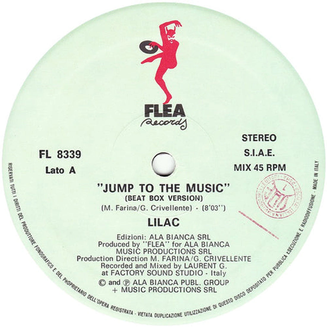 Lilac ‎– Jump To The Music (Vinilo usado) (VG+) - Año_80 | myhd.cl