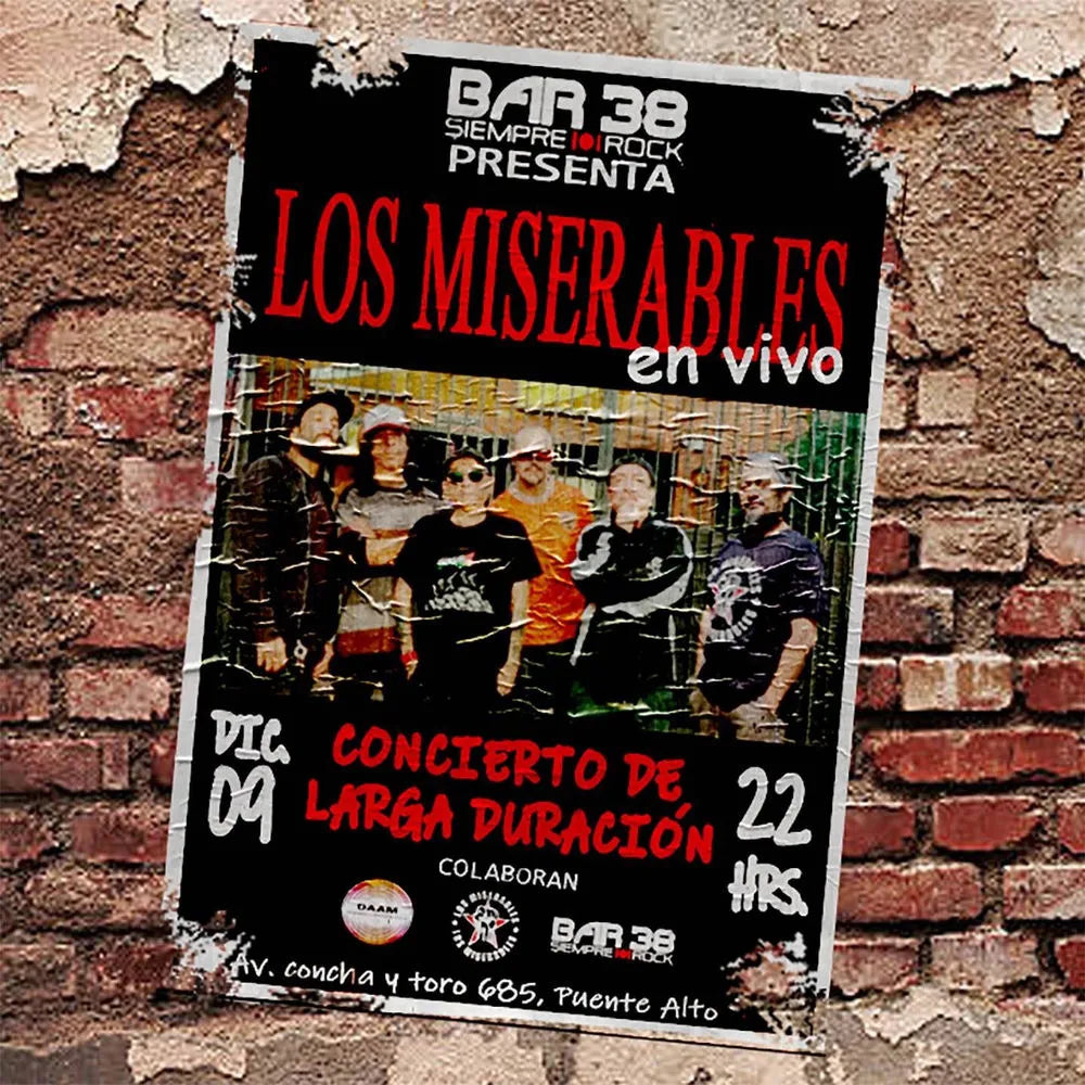 Los Miserables - En Vivo En Bar 38 (CD nuevo)