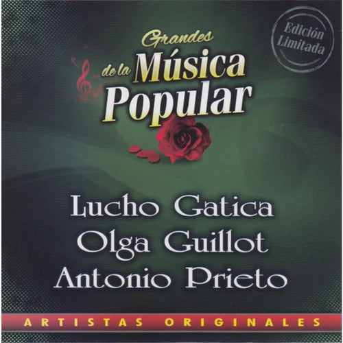 Lucho Gatica / Olga Guillot / Antonio Prieto - Grandes De La Música Popular (CD nuevo)