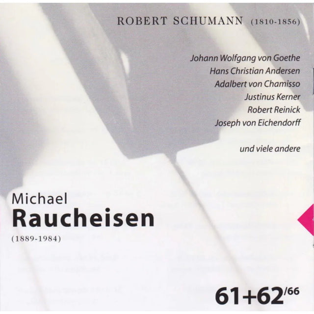 Michael Raucheisen, Robert Schumann - Michael Raucheisen 61+62/66 (CD Doble (2CD) nuevo)