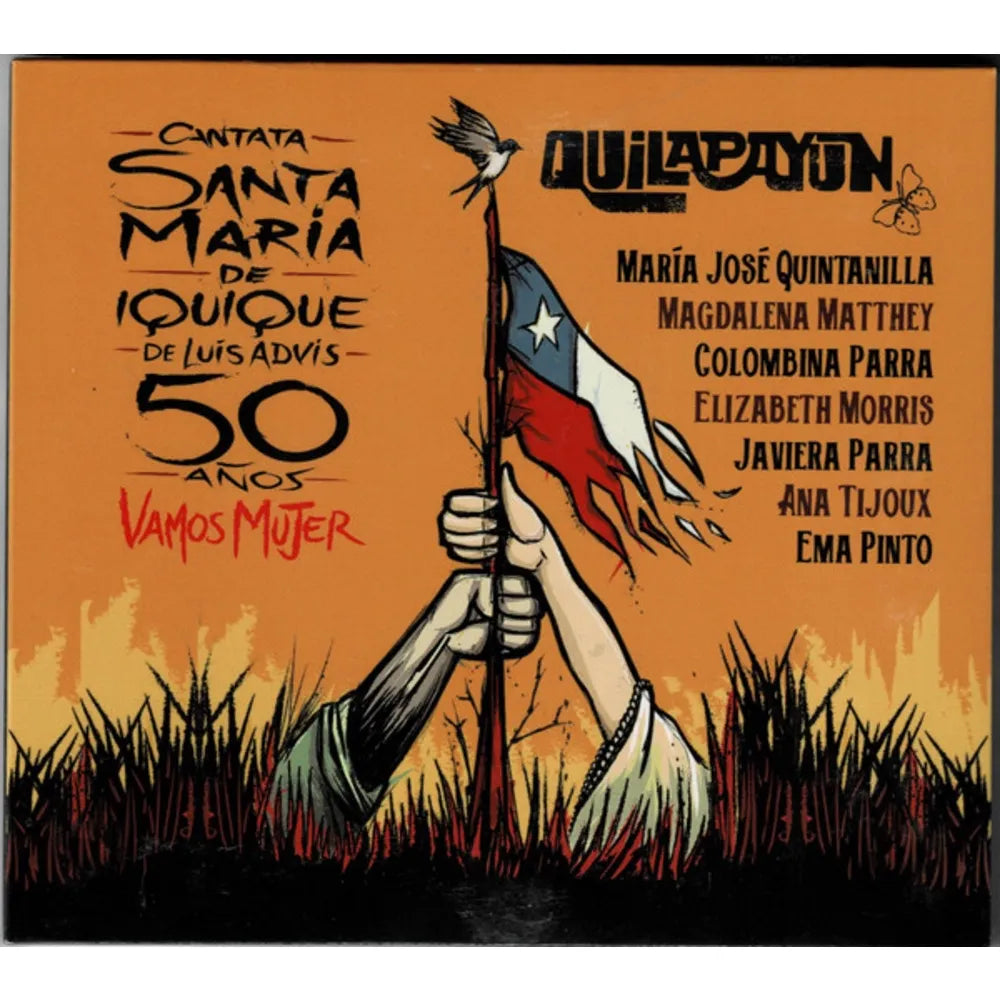 Quilapayún, Colectivo Vamos Mujer, María José Quintanilla, Elizabeth Morris, Magdalena Matthey, Ema Pinto, Colombina Parra, Javiera Parra, Ana Tijoux, Alfredo Castro - Cantata Santa María de Iquique (CD nuevo)