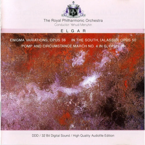 Sir Edward Elgar - Enigma Variations, Opus 36 - In The South, (Alassio) Opus 50 - Pomp And Circumstance March No. 4 In G, Opus 39 (CD nuevo)