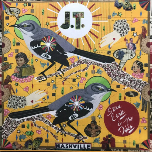 Steve Earle & The Dukes - J.T. (Vinilo LP Color Rojo nuevo)