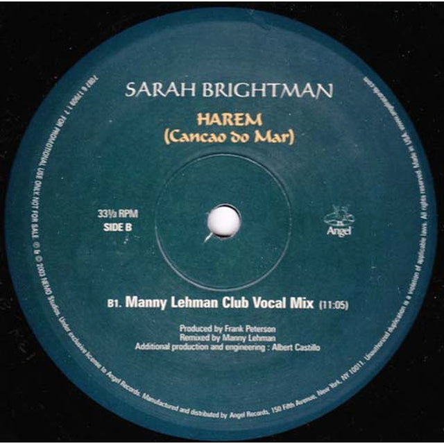 Vinilo Sarah Brightman Harem Cancao Do Mar Remixes Vogue VG+ myhd.cl - Año_2000