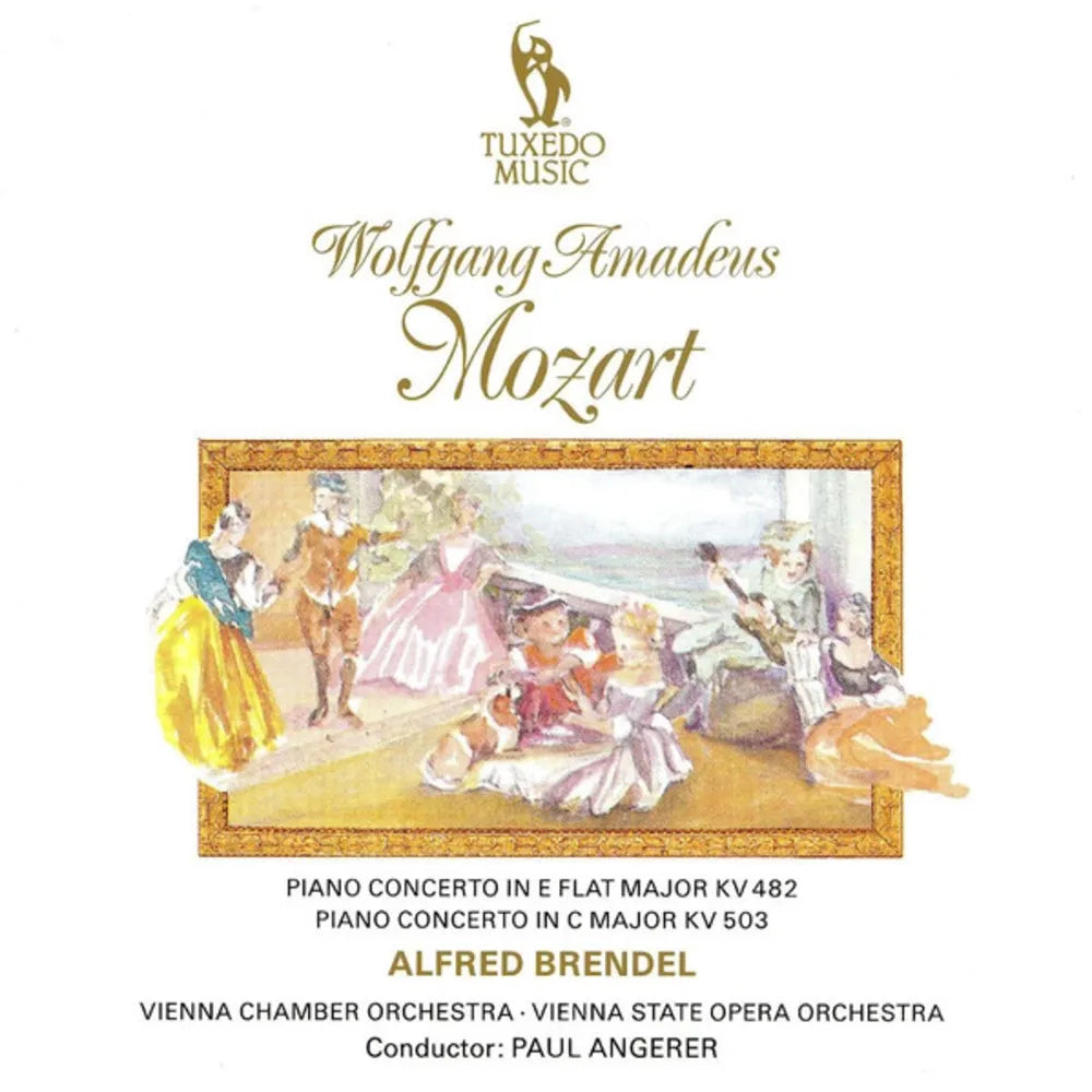 Wolfgang Amadeus Mozart, Alfred Brendel, Wiener Kammerorchester, Orchester Der Wiener Staatsoper, Paul Angerer - Piano Concerto In E-flat Major, Kv 482 / Piano Concerto In C Major, Kv 503 (CD nuevo)